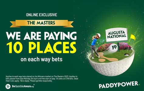 paddy power golf|paddy power 2023 masters golf.